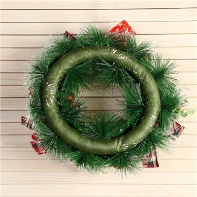 Венок новогодний d=26 см «Зимнее волшебство. Уютная сказка»