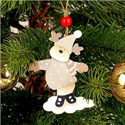 Елочная игрушка «Весело играем», золотая нить, МИКС