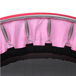 Батут ROCKET, d=140, внешняя сетка высотой 88 см., общая высота 122 см. розовый