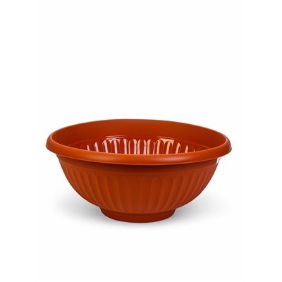 Кашпо-миска для цветов IDEA «Ливия», 21.7 л, d=49 см, h=22 см, терракот