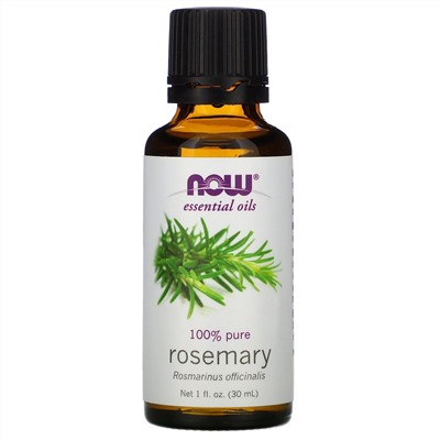 Now Foods, эфирные масла, розмарин, 30 мл (1 жидк. унция)
