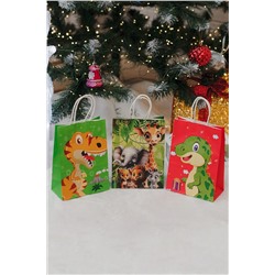 Набор крафт-пакетов подарочных на день рождения 3 шт НАТАЛИ, 1218137