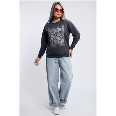 Толстовка 80047 (Темно-серый)