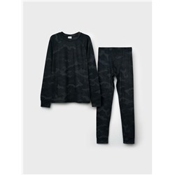 Термокомплект трикот. для мальчиков: фуфайка (футболка) с длин. рук, брюки для эпизод. использования