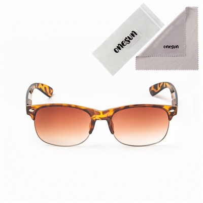 Очки солнцезащитные женские OneSun, uv 400, дужка 14.5 см, ширина 14 см, 4.5×6 см, флекс-дужки