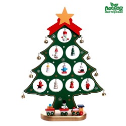 Игрушка с крючками «Новый год! Ёлочка», 13 игрушек, 8 колокольчиков