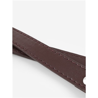 Ручка для сумки, с карабинами, 60±1×2 см, коричневая