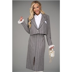 Пиджак Сиара (полоска/серый)