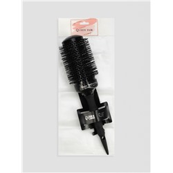 Брашинг керамический Premium, продуваемый, прорезиненная ручка, d=53/70 мм, 28.7(±1) см, чёрный