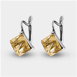 Серьги "Кубик" 8 мм