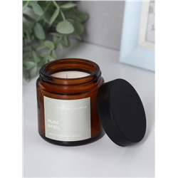 Ароматическая свеча в банке Pure Basil, соевый воск, 90 г, базилик