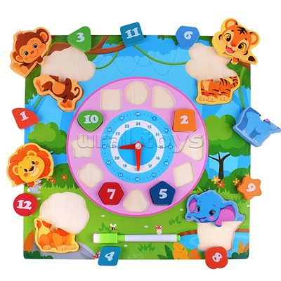 Пазл-вкладыш "Изучаем время. Африка"