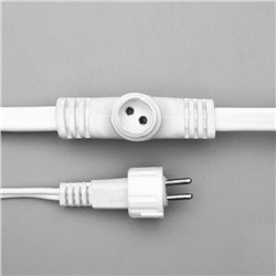 УЦЕНКА Гирлянда «Занавес» 2×1.5 м, IP44, УМС, белая нить, 360 LED, свечение белое, 220 В