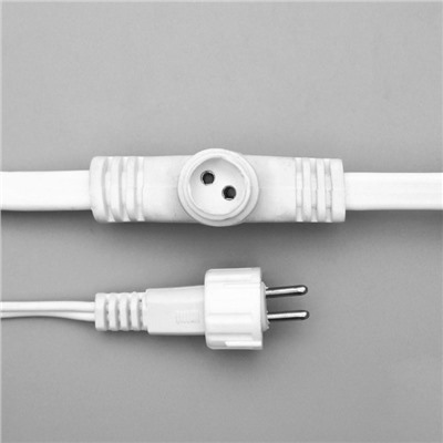 УЦЕНКА Гирлянда «Занавес» 2×1.5 м, IP44, УМС, белая нить, 360 LED, свечение белое, 220 В