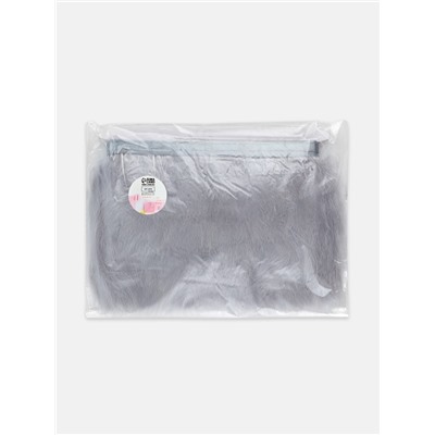 Перья марабу декоративные, на ленте, 8-10 см, 5±0.5 м, серые