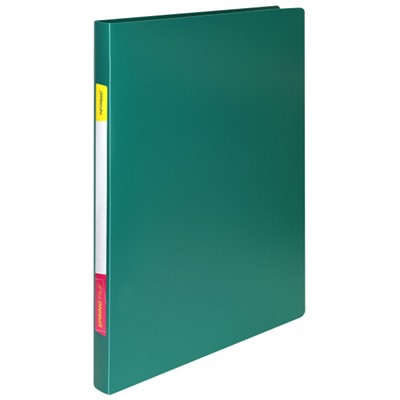 Папка скоросшиватель пластиковая с карманом зеленая 0,55мм NC4455G inФОРМАТ