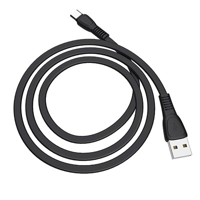 Кабель USB - Type-C Hoco X40 Noah Charging (повр. уп) 12W 100см 2,4A  (black)