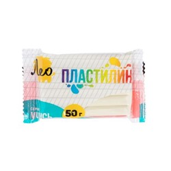 Пластилин 50гр. "Учись" белый LNMC-50 Лео