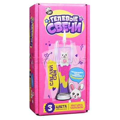 Гелевые свечи "Зайчонок" серия "Юный парфюмер"
