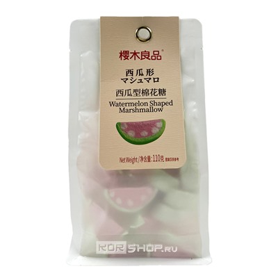 Маршмеллоу со вкусом арбуза, Китай, 110 г