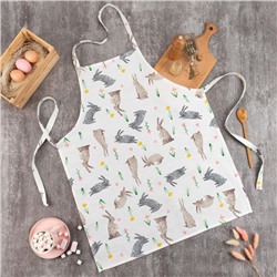 Фартук кухонный «Доляна» Fluffy bunnies, 60×70 см, 100% хлопок, 164 г/м²