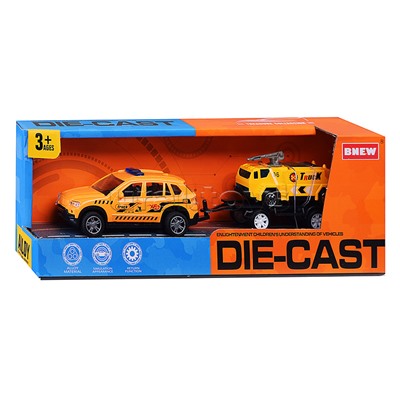 Машина "Городская стройка" металл, в коробке