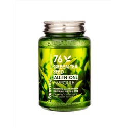 FARMSTAY - СЫВОРОТКА ДЛЯ ЛИЦА АМПУЛЬНАЯ 76 GREEN TEA SEED ALL-IN-ONE AMPOULE, 250 ML