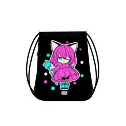 Сумка-мешок текстильная для девочек