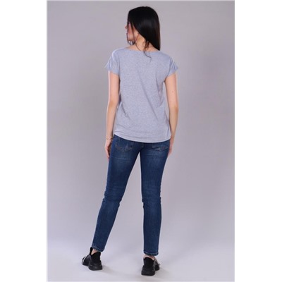 Футболка 24854 (Серый меланж)