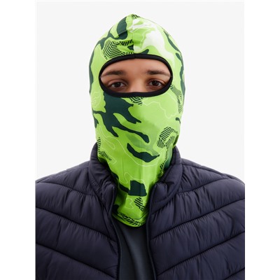 Маска-балаклава Green Spots, размер универсальный, зелёная