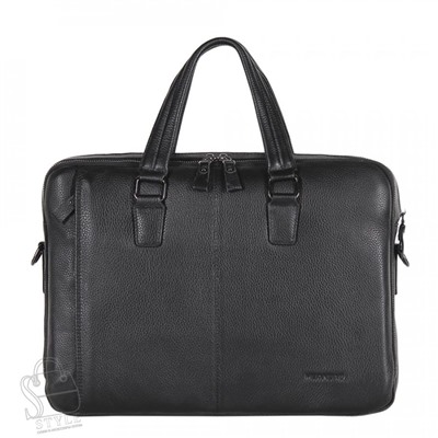 Портфель мужской кожаный 22-1167-1H black Heanbag