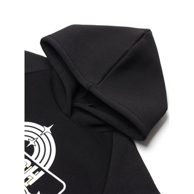 Толстовка (худи) детская MINAKU: CRUSH, чёрная, рост 122 см