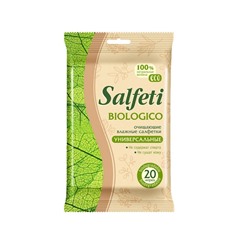 Salfeti Салфетки влажные 20шт ECO Biologico Универсальные очищающие
