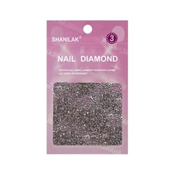 Nail Art Стразы для ногтей №3, серебристый 15830