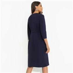Платье силуэтное, Игра на повышение (синий)