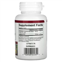 Natural Factors, экстракт косточек винограда, 100 мг, 60 растительных капсул