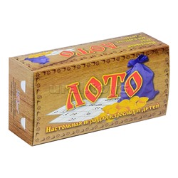 Лото (фишки - пластик, карточки -картон) в картонной коробке