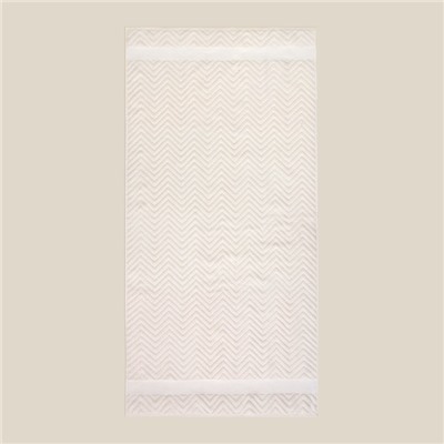 Полотенце махровое SL HOME: Geometry «Блан де Блан», 67×140 см