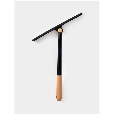 Водосгон Meli, с поворотным сгоном TRP, 35×27 см, чёрный