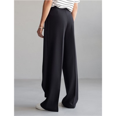 Брюки с застежкой на запАх из поливискозы