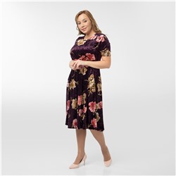 Платье, текстиль, вишневый