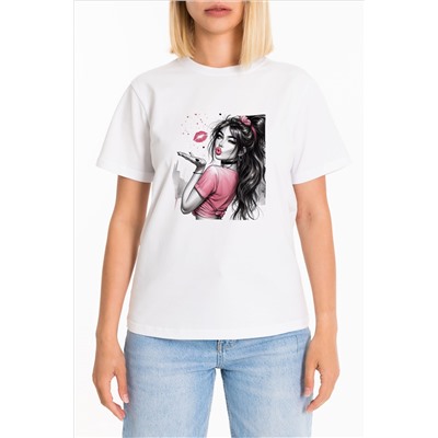 Футболка с принтом  М326061Пб