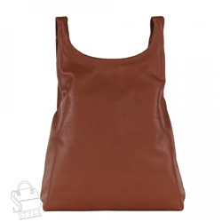 Рюкзак женский кожаный 9021VG brown Vitelli Grassi