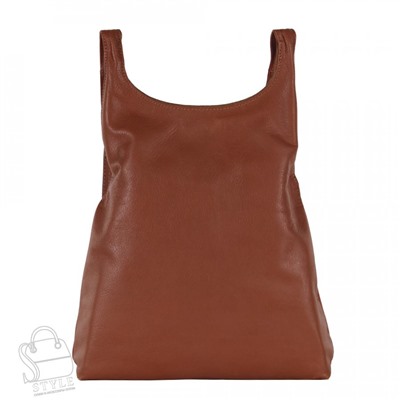 Рюкзак женский кожаный 9021VG brown Vitelli Grassi