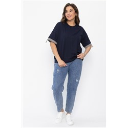 Блуза Софья (синяя) Б13941-1М