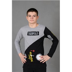 Футболка 83016 подростковая (Меланж)