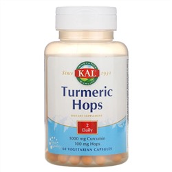 KAL, Turmeric Hops, 60 Vegetarian Capsules