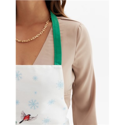 Фартук ««Этель»: Новогодний лес», 65×60 см, 100 % хлопок, саржа, 190 г/м²