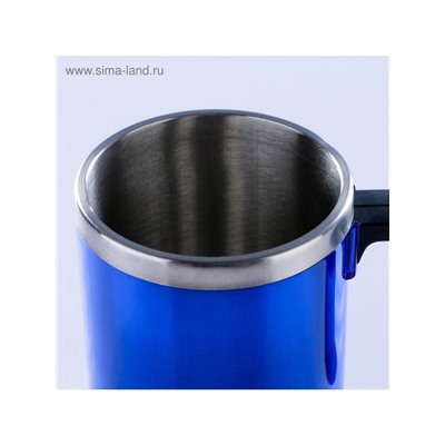 Термокружка, 450 мл, сохраняет тепло 2 ч, 11×12 см, синяя