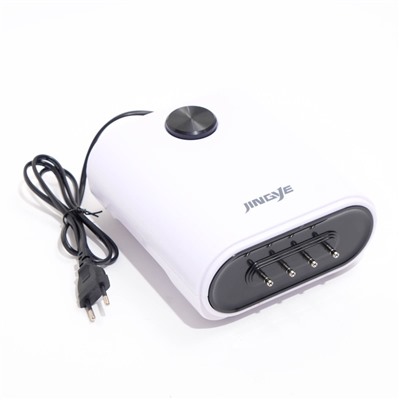 Компрессор воздушный JINGYE YE-941, бесшумный, регулируемый, 4×3 л/мин, 8 Вт